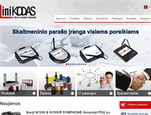 Tablet Screenshot of linikodas.com
